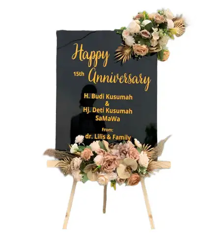 Papan Bunga Akrilik Tritunggal